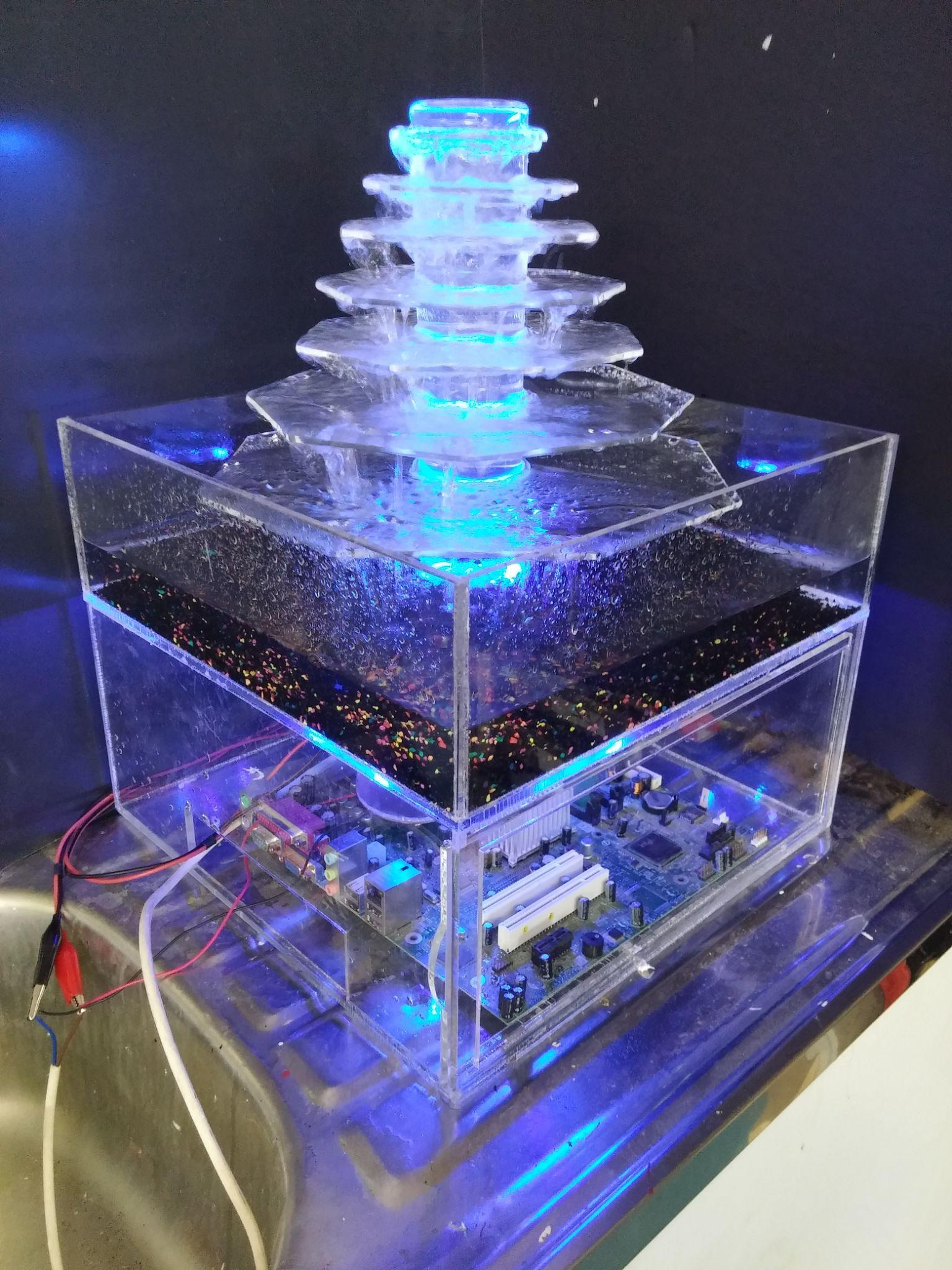 Liquid-Cooled Computer Case